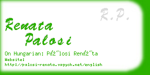 renata palosi business card